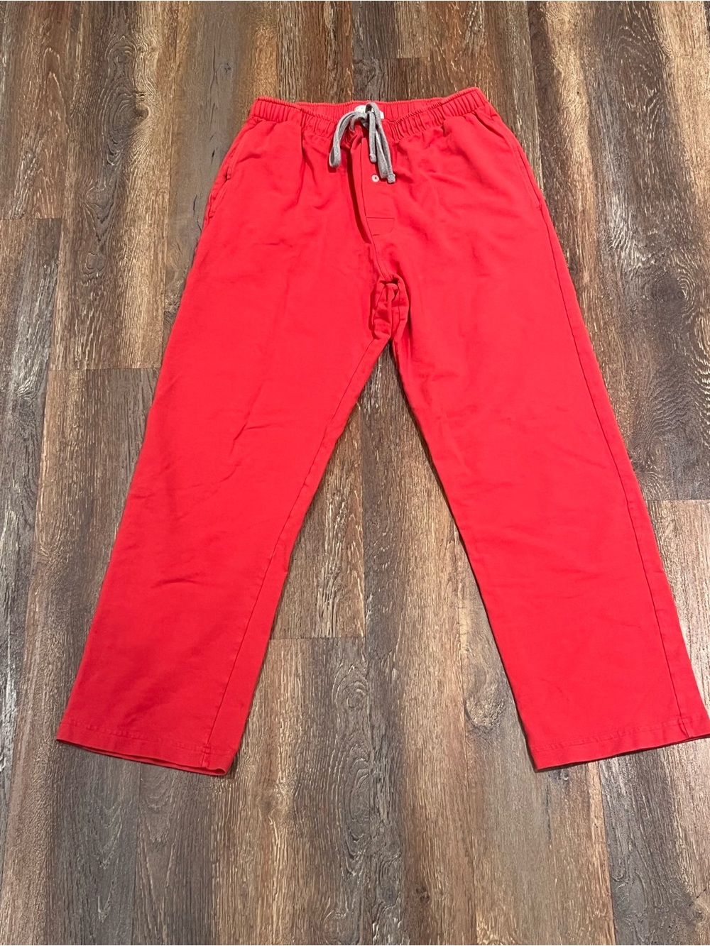 Men's Red Drawstring Pajama